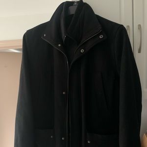 Black size M Calvin Klein wool coat